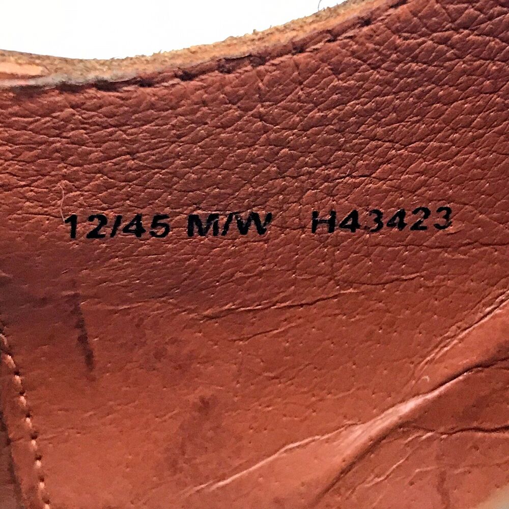 BORN BØRN Brown Leather Derby Men's size 12  H43423 Leather Lace Casual Shoes - Picture 10 of 11